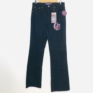 Gloria Vanderbilt Mid Rise Flare Gabby Jeans Dark Wash Sz 8